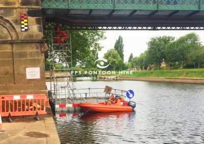 Floating Pontoon And Work Safety Boat Hire