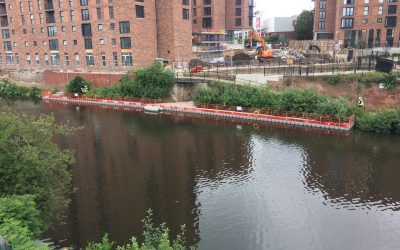 Manchester Ship Canal de-vegetation works